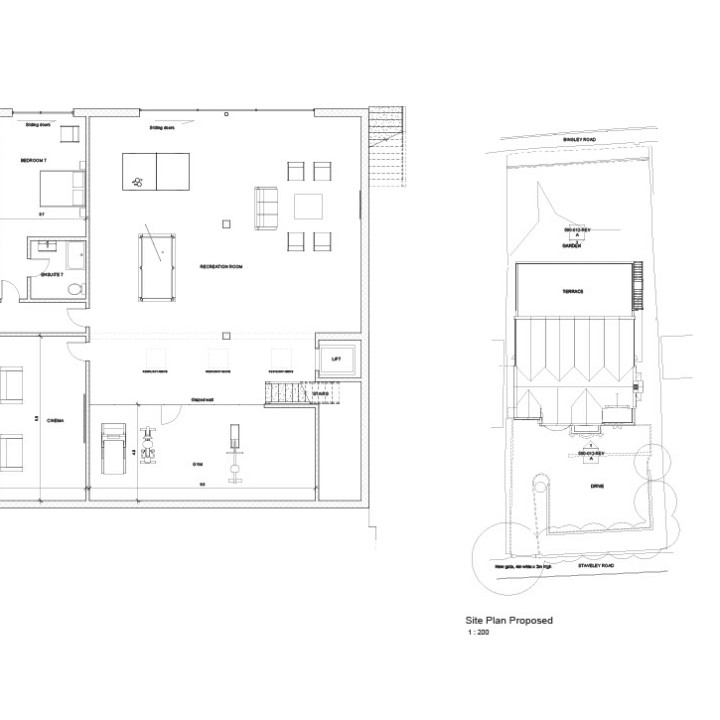 planning permission design drawings example